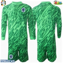 Nederland Keeper Hjemmedraktsett Barn EM 2024 Langermet (+ Korte bukser)